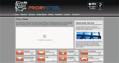 Desktop Screenshot of priorysteel.co.uk